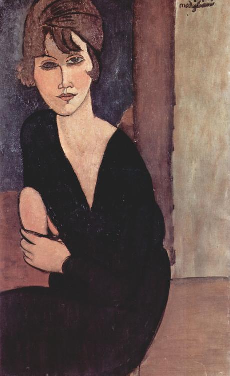 Amédéo Modigliani, Portrait de Madame Reynouard (1916), huile sur toile, 50 x 81 cm 