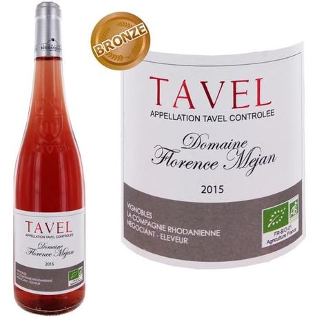 Domaine Florence Méjan Tavel BIO Canto perdrix 2015 - Vin rosé