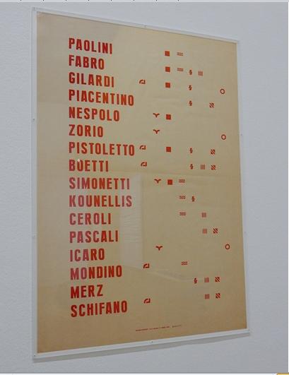Alighiero Boetti , Manifesto , 1967 – affiche, papier impression offset tirée à 800 exemplaires