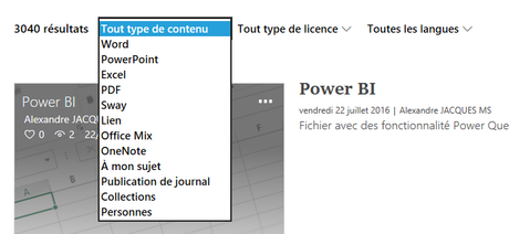 Docs.com type de contenu