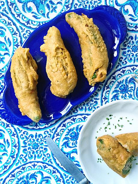 Beignets de piments cari {Padrón }farcis au thon et au chouchou, une spécialité mauricienne très savoureuse idéale pour l’apéro! Beignets de piments cari {Padrón }farcis au thon et au chouchou, une spécialité mauricienne très savoureuse idéale pour l’apéro!