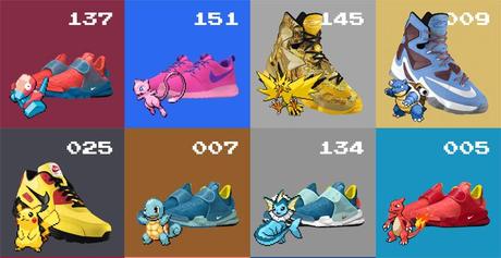 Pokémon GO : ils ont imaginé des paires de NIKE customisées à l’effigie des célèbres Pokémon ! pokeid-pokemon-nike-sneakers-4