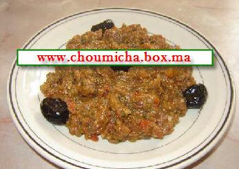 Recette de Zâalouk, une recette de cuisine Marocaine