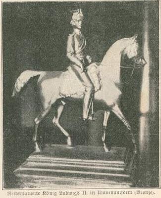 Les moyens de transport du Roi Louis II de Bavière: à pied, à cheval et en voiture...