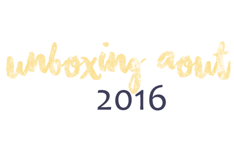 Unboxing Août 2016