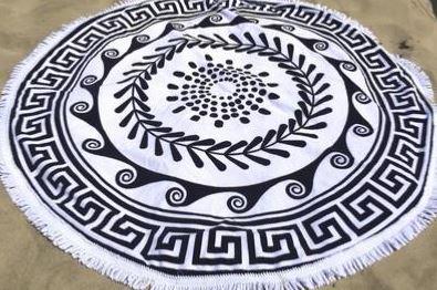 Envie #214 : M’offrir une serviette de plage ronde ! serviette de plage ronde tribal