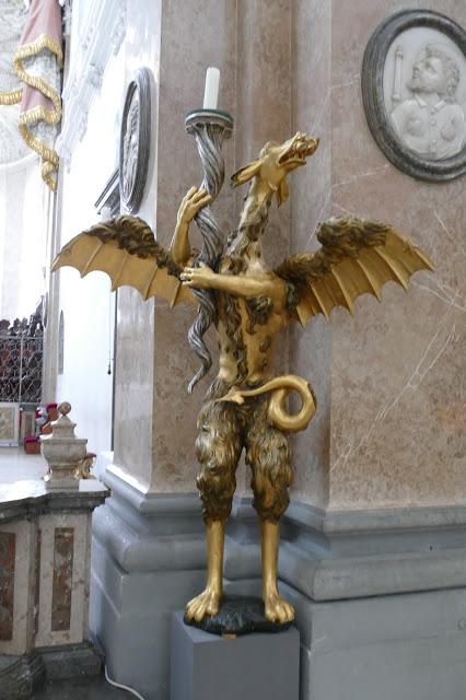 Les anges et les démons baroques de l´abbaye Saint-Magne à Füssen