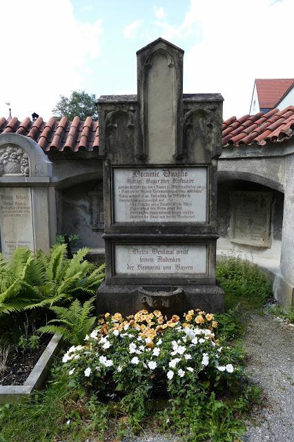 La tombe de Domencio Quaglio au vieux cimetière de Füssen