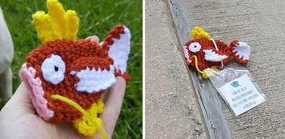 Cette maman fabrique des peluches Pokémon Go au crochet ! Cette maman fabrique des peluches Pokémon Go au crochet !