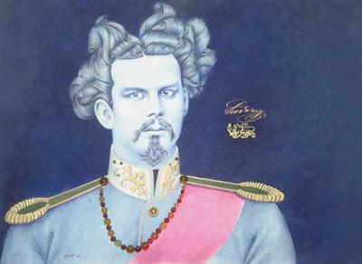 Louis II de Bavière vu par Dieter Olaf Klama Louis II de Bavière vu par Dieter Olaf Klama