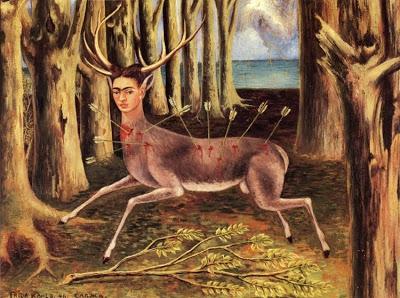 le cerf blessé ou le petit cerf ou je suis un pauvre crf 1946, frida kahlo.jpg