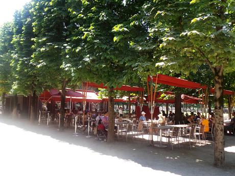 Déjeuner de saison sur la terrasse du Café des Marronniers