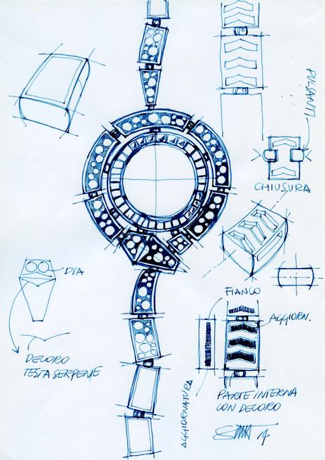 SERPENTI de Bulgari, l’éternelle renaissance. 02.SERPENTI_IMAGES_CMYK_SERPENTI INCANTATI_SKETCH SP INCANTATI (4)