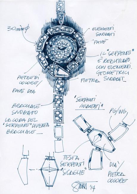 SERPENTI de Bulgari, l’éternelle renaissance. 02.SERPENTI_IMAGES_RGB_SERPENTI INCANTATI_SKETCH SP INCANTATI (6)