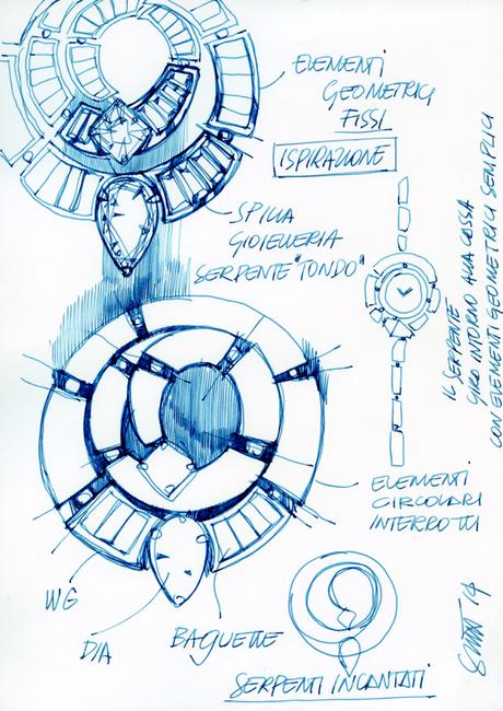 SERPENTI de Bulgari, l’éternelle renaissance. 02.SERPENTI_IMAGES_CMYK_SERPENTI INCANTATI_SKETCH SP INCANTATI (2)