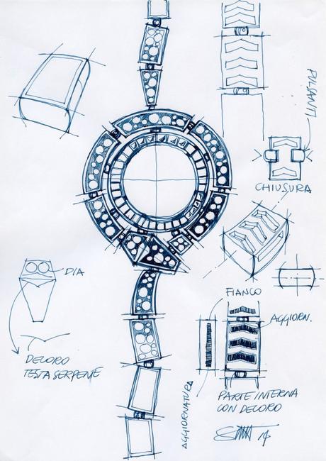 SERPENTI de Bulgari, l’éternelle renaissance. 02.SERPENTI_IMAGES_RGB_SERPENTI INCANTATI_SKETCH SP INCANTATI (4)