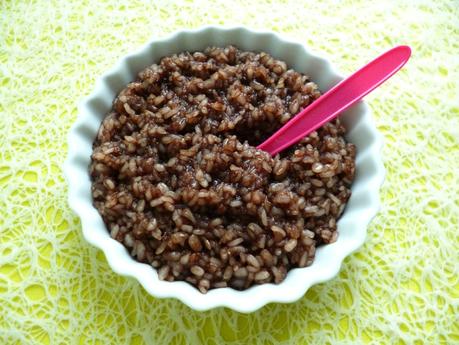 risotto de konjac minceur Dukan au chocolat (diététique, allégé, hypocalorique, sans beurre ni sucre, très riche en fibres) P1310603