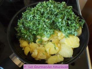 Poêlée de Pommes de terre au chou Kale (Vegan)