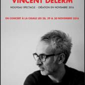 VINCENT DELERM - LA CIGALE à PARIS 18 - du 28/11/2016 au 30/11/2016