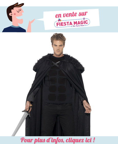 Cape déguisement Game of Thrones Cape déguisement Game of Thrones