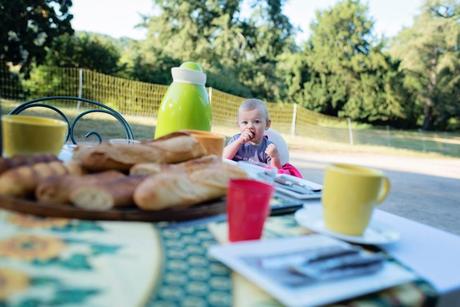 Vacances en Poitou Charentes à Six – 2° partie vacances 2016 - domaine de brassac - dernier petit déjeuner
