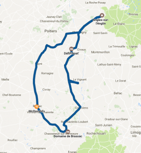 Vacances en Poitou Charentes à Six – 2° partie J3 - Domaine de Brassac - DefiPlanet' - Angle sur l'Anglin