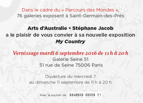 Art aborigène au Parcours des Mondes, Paris, du 6 au 11 septembre 2016