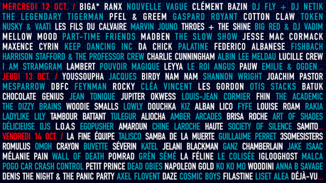 MaMA Festival, concerts à foison. MaMA festival prog