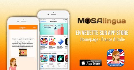 MosaLingua Anglais parmi les meilleures applis de la rentrée en France et Italie MosaLingua parmi les meilleures applis de la rentrée