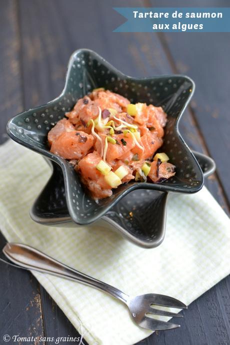 Tartare de saumon aux algues + concours Tartare de saumon aux algues