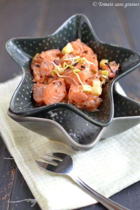 Tartare de saumon aux algues + concours Tartare d'algues