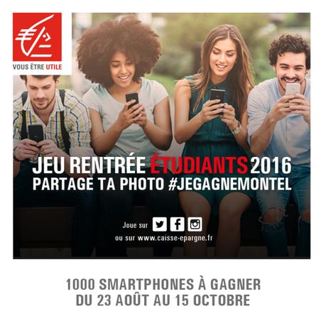 #CONCOURS La rentrée étudiante est plus sympa avec la Caisse d’Epargne CEPAC #CONCOURS La rentrée étudiante est plus sympa avec la Caisse d’Epargne CEPAC