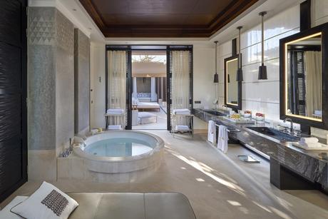 5 bonnes raisons de séjourner au Mandarin Oriental Marrakech La salle de bain