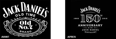 Nouveau logo Jack Daniel’s pour les 150 ans nouveau logo jack daniel's 150 ans