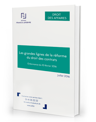Un livre gratuit des éditions EFL sur la réforme du droit des contrats