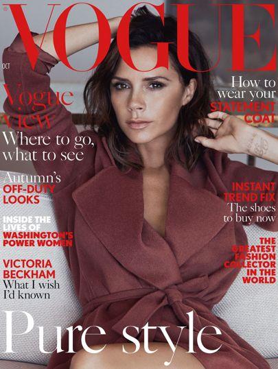 Victoria Beckham en couv' du Vogue UK du mois d'Octobre...