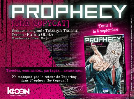 Prophecy, The Copycat - Trailer des éditions Ki-Oon