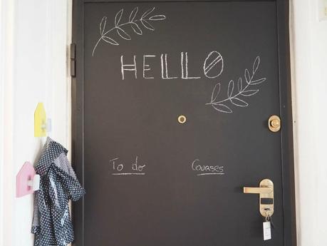 Relooking de porte d'entrée box ardoise 7