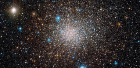 La vue perçante d’Hubble a permis de dépeindre la concentration d’étoiles Terzan 5, cachée derrière un épais voile de poussières en direction du centre de la Voie lactée. Il s’agirait non pas d’un amas globulaire mais du vestige d’une galaxie primitive - Crédit : NASA, ESA, Hubble, F. Ferraro