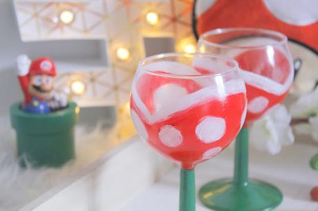 DIY : Des verres Mario (fleurs Piranha ! )