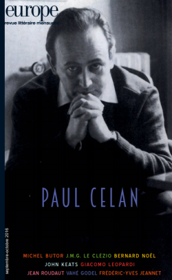 Paul Celan | Tübingen, Jänner Paul Celan | Tübingen, Jänner