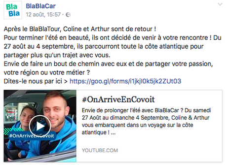 A Bisca, on surfe sur le covoit’ ! A Bisca, on surfe sur le covoit’ !
