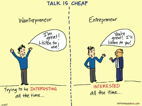 #entrepreneurfail Talk is Cheap