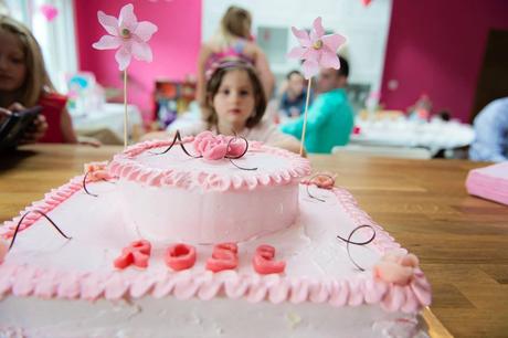 Autour de Rose bapteme-rose-gateau