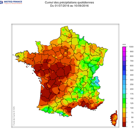 Le sud-ouest de la France éprouve une sécheresse jamais vue depuis cinquante ans