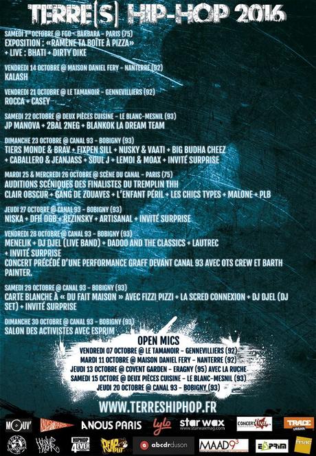 Festival Terre(s) Hip Hop 2016 – #THH2016 prog-thh