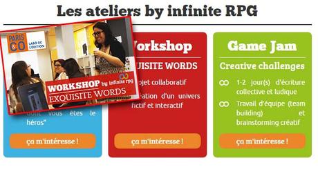Sondage Ateliers : Infinite RPG attend vos retours et suggestions Sondage Ateliers : Infinite RPG attend vos retours et suggestions