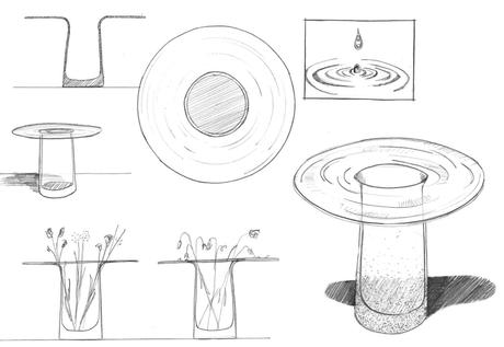 Vase Fall la fleur en valeur par Rémi Casado Vase Fall la fleur en valeur par Rémi Casado