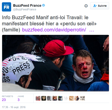 c’est la guerre, alors ? (Œil pour œil, dent pour dent !) #LoiTravail #violencespolicieres capture