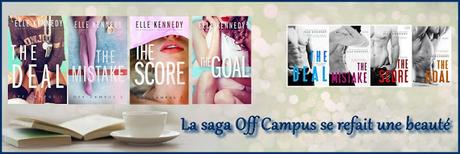 La saga Off Campus d'Elle Kennedy se refait une beauté et dévoile de nouvelles couvertures La saga Off Campus d'Elle Kennedy se refait une beauté et dévoile de nouvelles couvertures